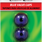 SLIME Valve Stem Caps - Blue - 4 Pack 20130
