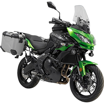 SW-Motech TRAX ADV Aluminum Case System - Silver - Kawasaki Versys 650 '14-'24 KFT.08.518.70000/S | Luggage Group