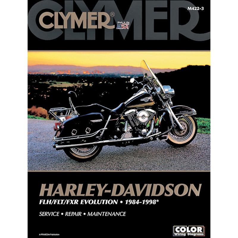 CLYMER Manual - Harley-Davidson - FLH / FLT / FXR Evolution '84-'98 CM4223