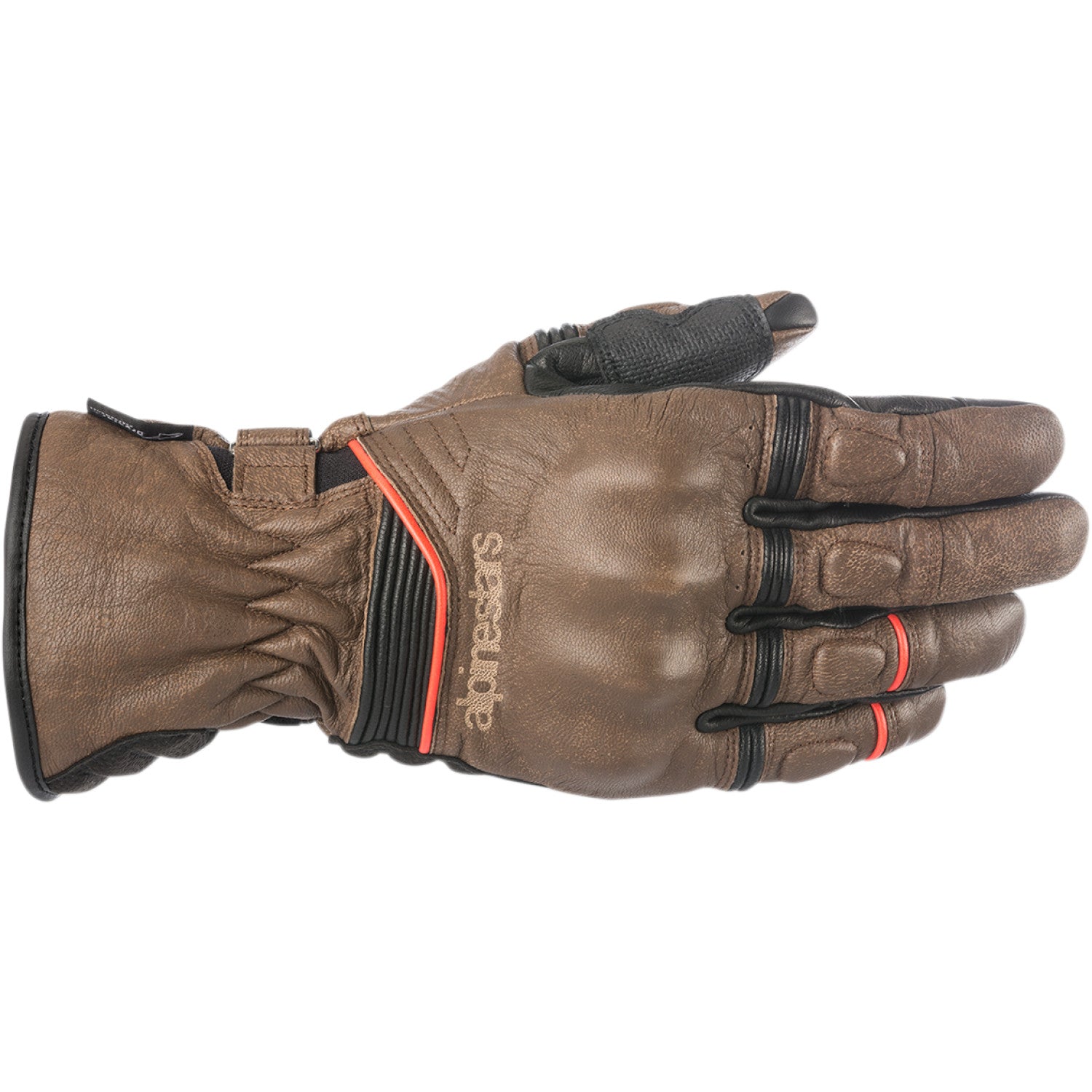 ALPINESTARS Cafe Divine Drystar? Leather Gloves - Brown/Black - 2XL 3528318-82-2X