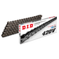 D.I.D 420V-100L PRO "VO-RING" CHAIN NATURAL by Western Power Sports