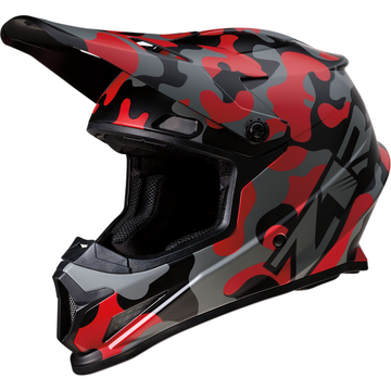 Z1R Rise Helmet - Camo - Red - XL 0110-6083