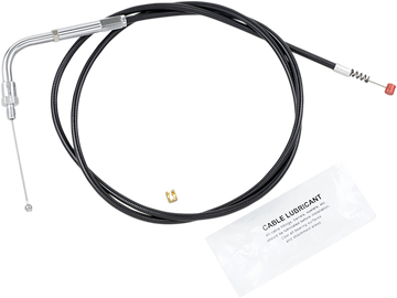 BARNETT Black Vinyl Idle Cable - +6" 101-30-40011-06