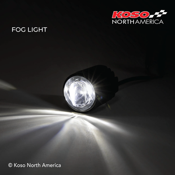 Mini Led Fog Light Black Each