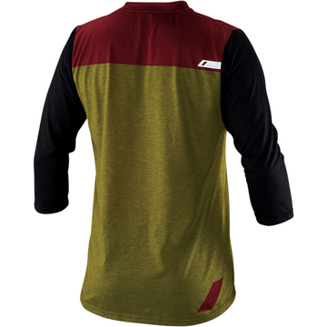 100% Airmatic Jersey - 3/4 Sleeve - Olive - Medium 41313-296-11