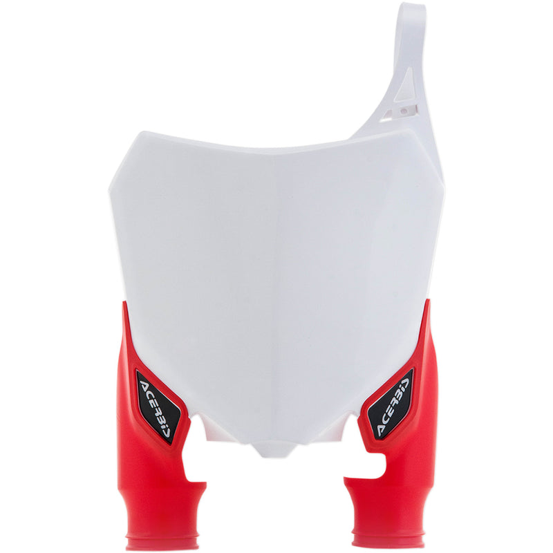 Acerbis Raptor Number Plate - White/Red 2527411030