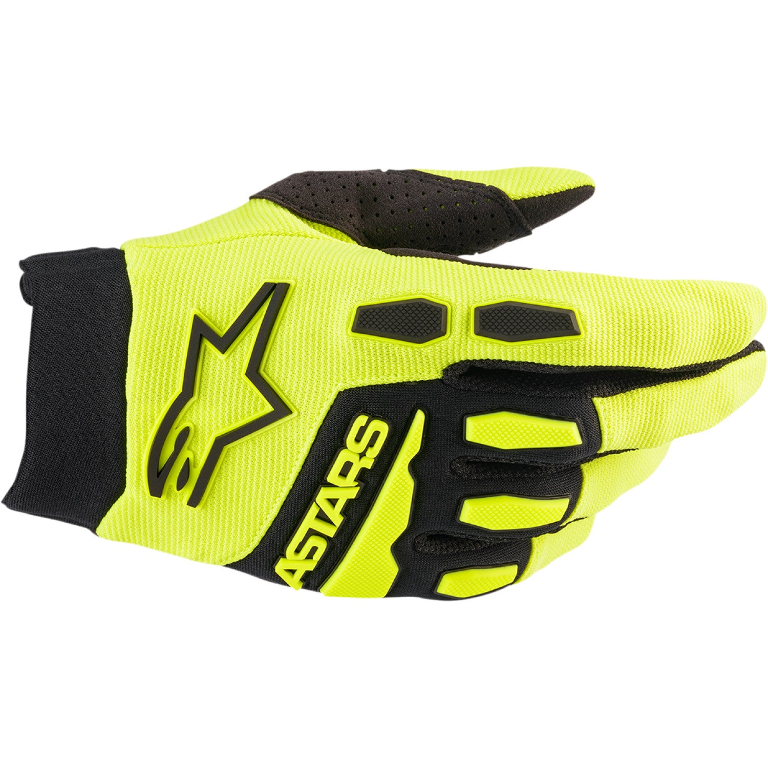 ALPINESTARS Full Bore Gloves - Fluo Yellow/Black - Large 3563622-551-L