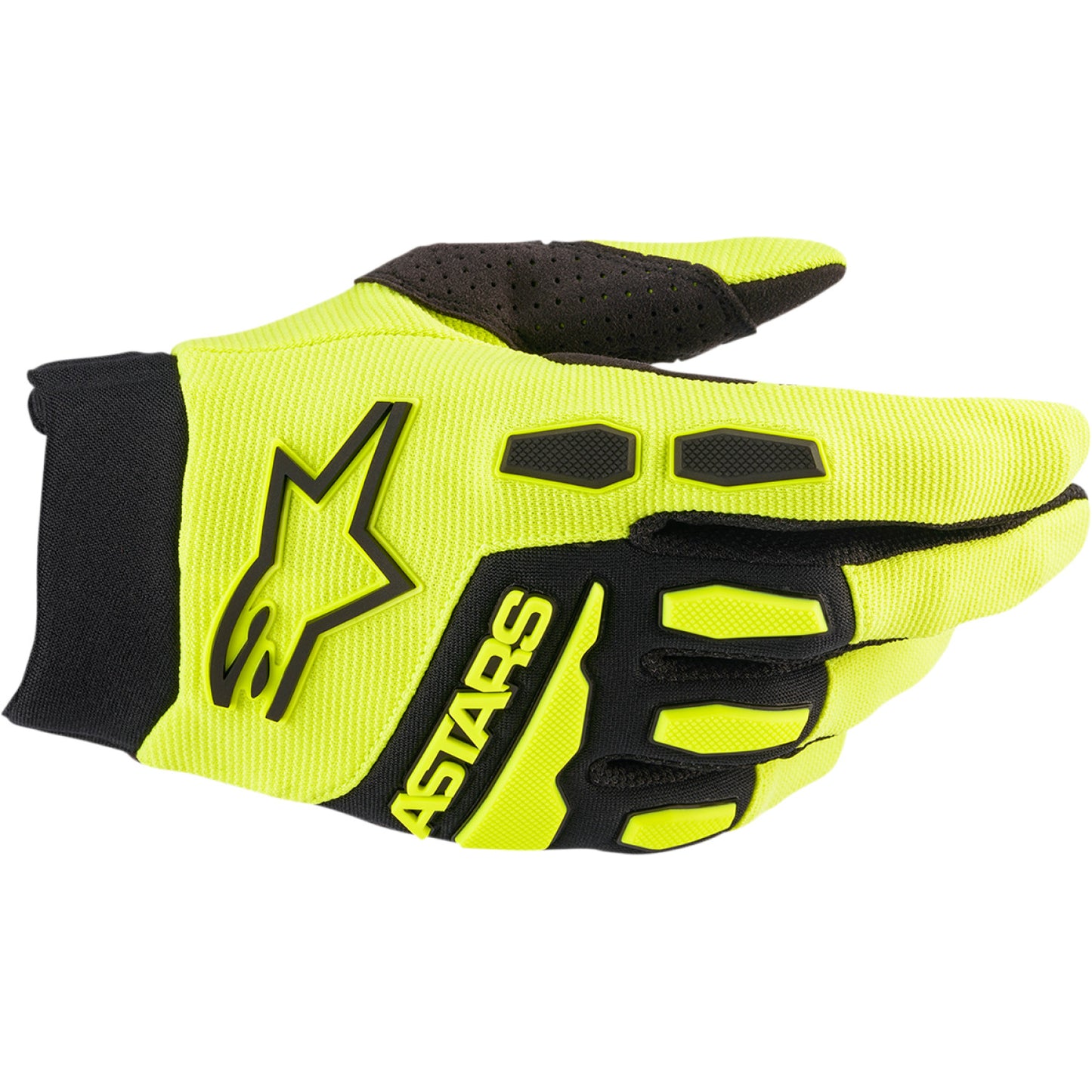 ALPINESTARS Full Bore Gloves - Fluo Yellow/Black - Small 3563622-551-S