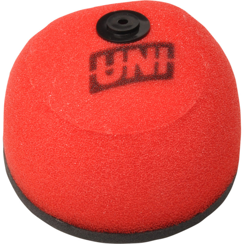 Sherco air filter from uni with a black logo on a white background