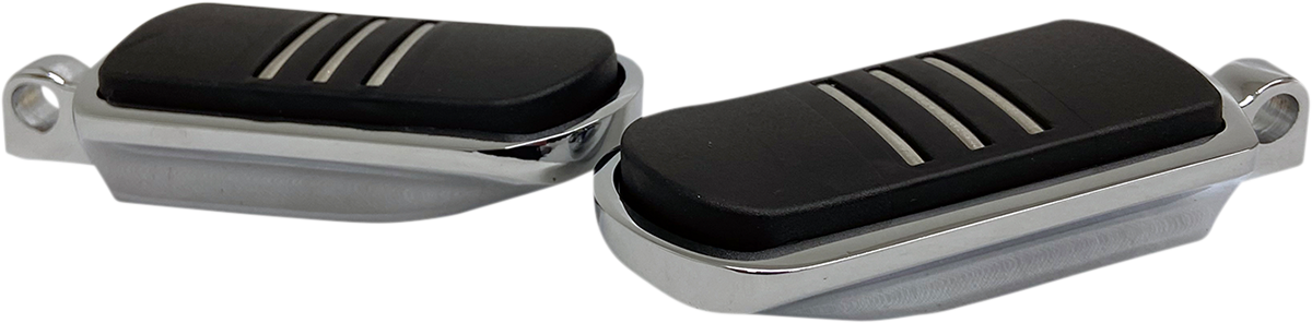 RIVCO PRODUCTS Custom Footpegs - Chrome MV137