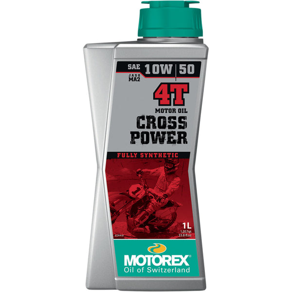 Motorex Cross Power Synthetic 4T Engine Oil - 10W-50 - 1L 308241