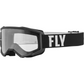 Fly Racing Youth Focus Goggle Black/White - Clear Lens by WPS