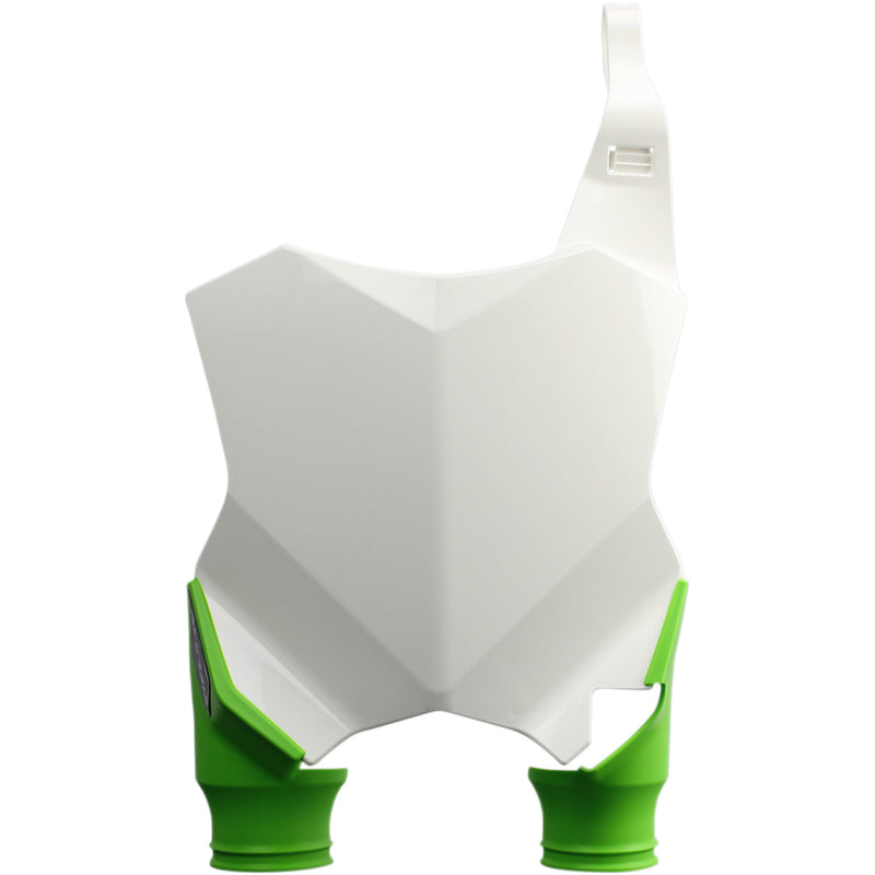Acerbis Raptor Number Plate - White/Green 2527431050