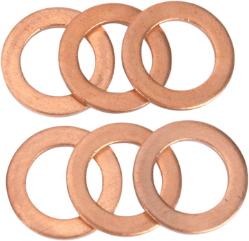 GOODRIDGE Crush Washer - 7/16" - 6 Pack P44518-6