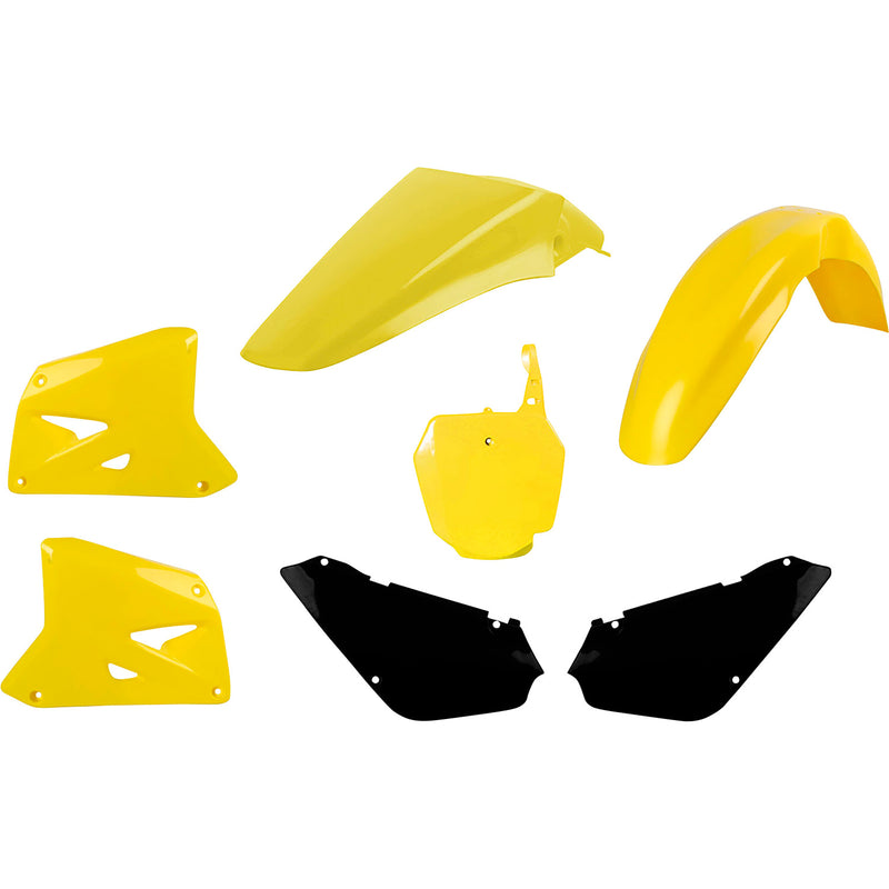 POLISPORT Body Kit - '17 OEM Yellow/Black - RM 85 90728 by Polisport