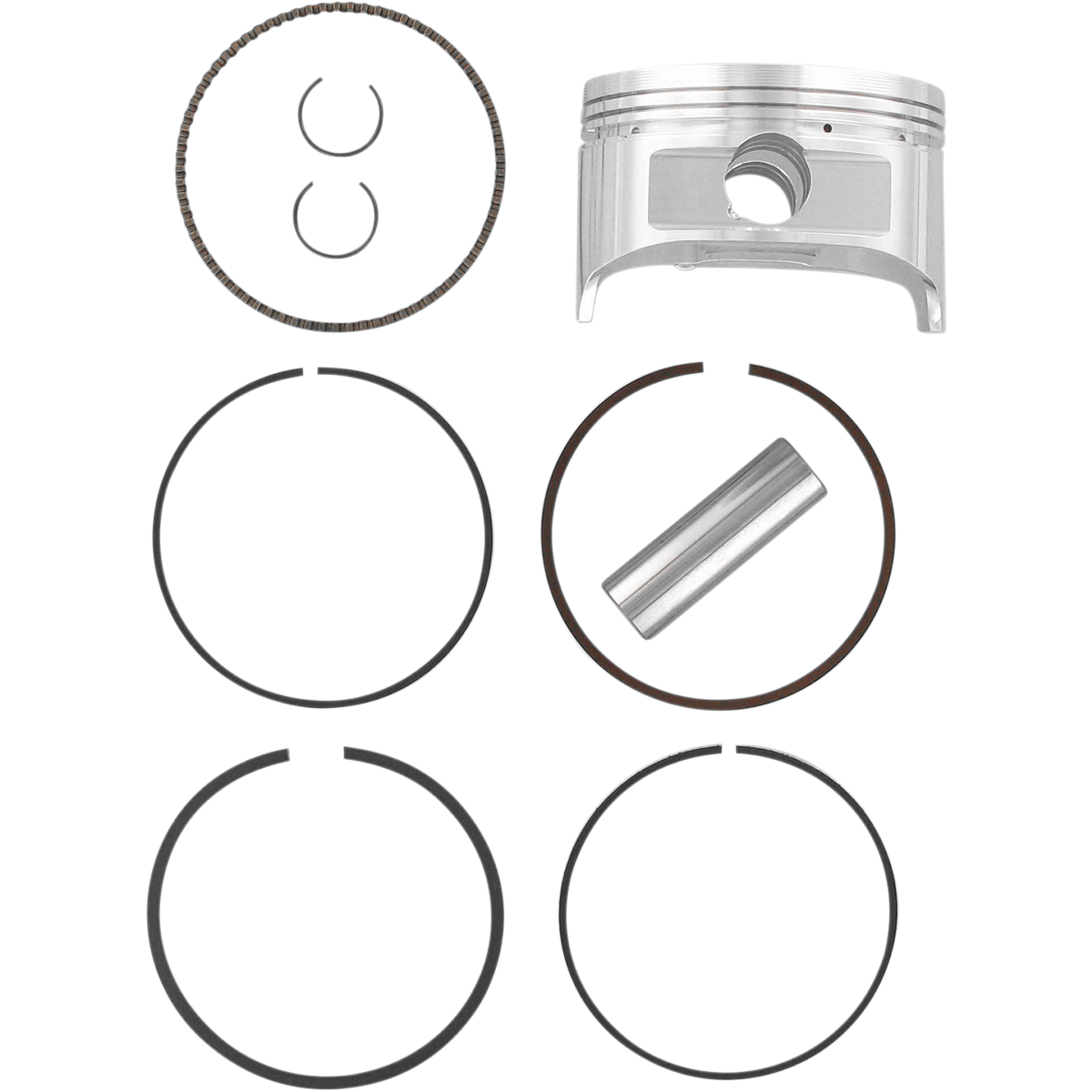 WISECO Piston Kit - Standard - Honda 4669M08600