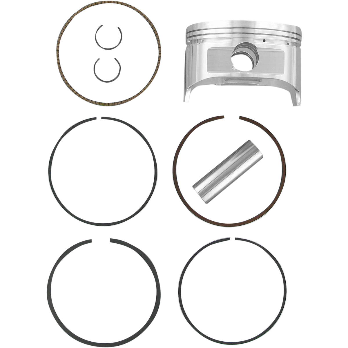 WISECO Piston Kit - +1.00 mm - Honda 4669M08700