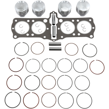 WISECO Piston Kit with Gasket - 65.00 mm - Honda CB750F/K K836