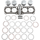 Wiseco Piston Kit with Gasket - 65.00 mm - Honda CB750F/K K836