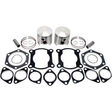 WISECO Piston Kit with Gaskets - 72.50 mm - Fuji Engine Type - Polaris SK1077