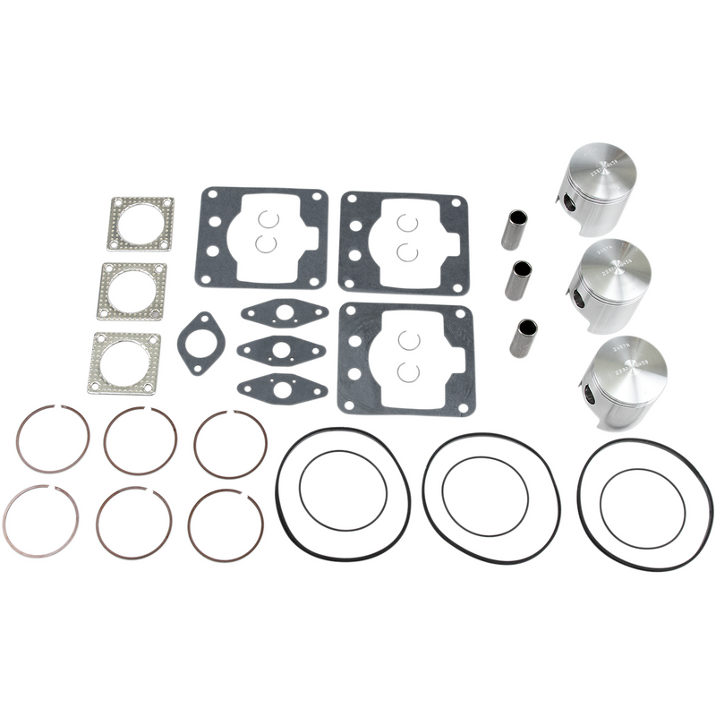 Wiseco Piston Kit with Gaskets - 64.50 mm - 599 Engine Type - Ski-Doo SK1224