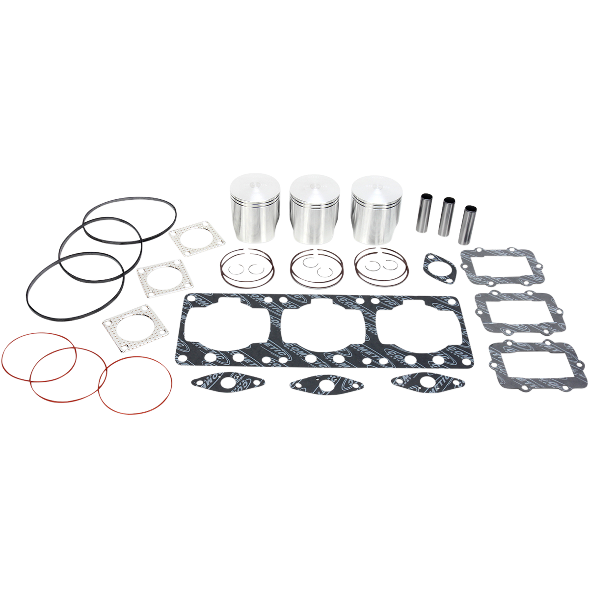 WISECO Piston Kit with Gaskets - 69.75 mm - 699 Engine Type - Ski-Doo SK1246