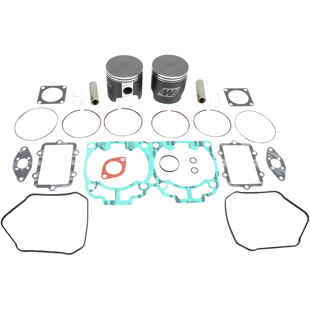 WISECO Piston Kit with Gaskets - 82.00 mm - 793 Engine Type - Ski-Doo SK1319