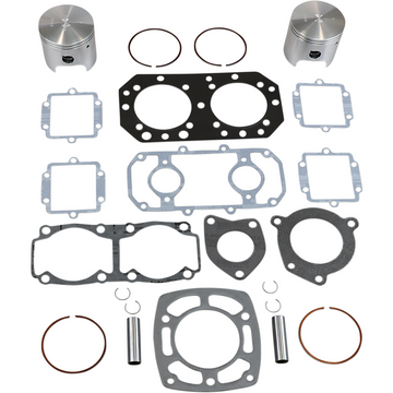 WISECO Piston Kit - Kawasaki - 550 cc Twin Cylinder - +0.50 mm WK1046