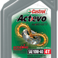 Castrol Act Evo? Semi-Synthetic 4T Engine Oil - 10W-40 - 1 U.S. quart 15D7D2