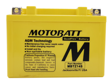 Battery Mbtz14s Sealed Factory Activated
