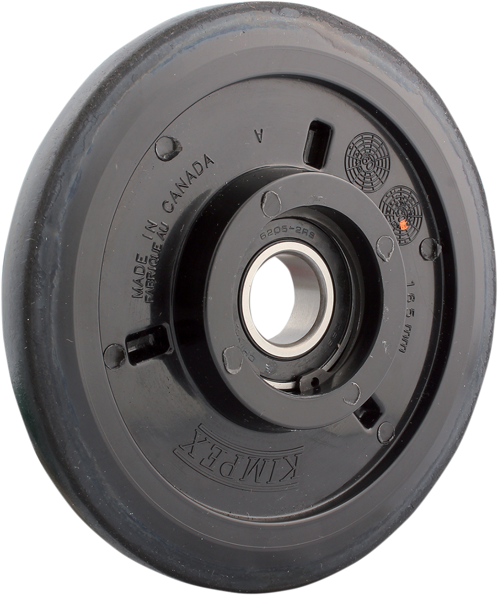 KIMPEX Idler Wheel with Bearing 6205-2RS - Black - Group 10 - 165 mm OD x 1" ID 298927