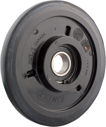 KIMPEX Idler Wheel with Bearing 6205-2RS - Black - Group 10 - 165 mm OD x 1" ID 298927