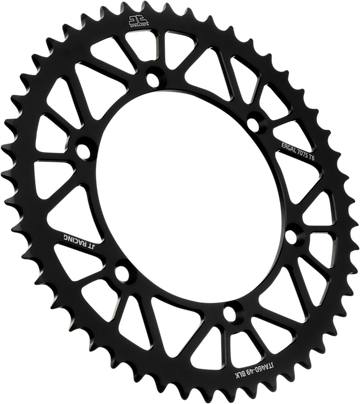 JT SPROCKETS Rear Sprocket - Kawasaki - Black - 49 Tooth JTA460.49BLK by JT Rear Sprockets   Aluminum/Alloy