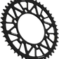 JT SPROCKETS Rear Sprocket - Kawasaki/Yamaha - Black - 46-Tooth JTA486.46BLK by JT Rear Sprockets   Aluminum/Alloy