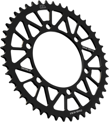 JT SPROCKETS Rear Sprocket - Kawasaki/Yamaha - Black - 46-Tooth JTA486.46BLK by JT Rear Sprockets   Aluminum/Alloy