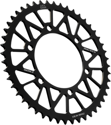 JT SPROCKETS Rear Sprocket - Kawasaki/Yamaha - Black - 48-Tooth JTA486.48BLK by JT Rear Sprockets   Aluminum/Alloy