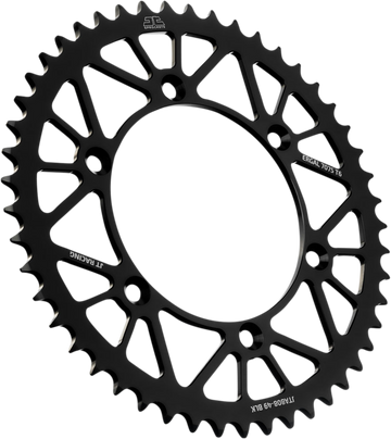 JT SPROCKETS Rear Sprocket - Suzuki - Black - 49-Tooth JTA808.49BLK by JT Rear Sprockets   Aluminum/Alloy