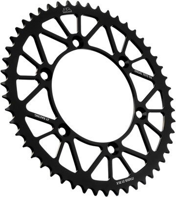 JT SPROCKETS Rear Sprocket - Suzuki - Black - 51-Tooth JTA808.51BLK by JT Rear Sprockets   Aluminum/Alloy