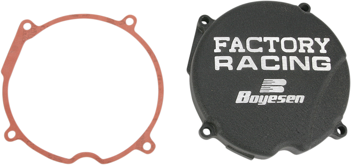 BOYESEN Ignition Cover - Black - Honda CR500R SC03B