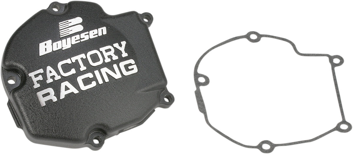 BOYESEN Ignition Cover - Black - Kawasaki KX125 SC-11AB