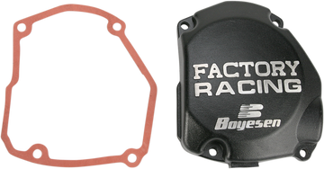 BOYESEN Ignition Cover - Black - Suzuki RM125 SC-21CB