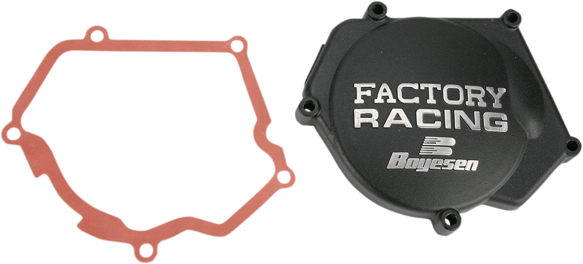 BOYESEN Ignition Cover - Black - Yamaha YZ250 SC32AB