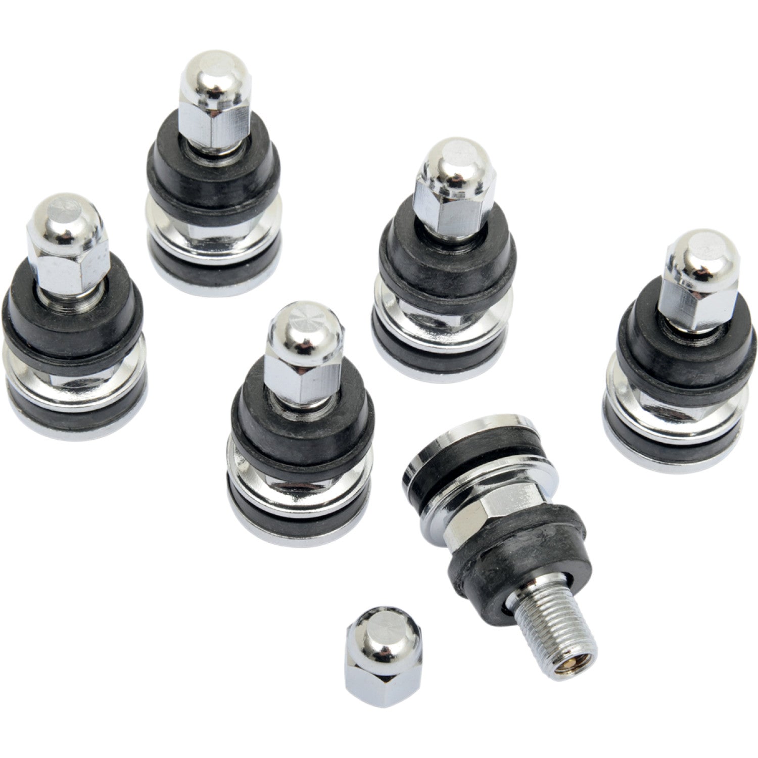 K&L Supply Valve Stem - Straight - Short - Metal 32-8207 | Valve Stems Cores