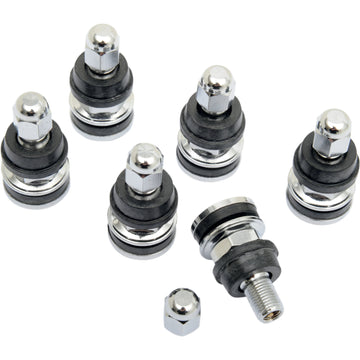 K&L Supply Valve Stem - Straight - Short - Metal 32-8207 | Valve Stems Cores