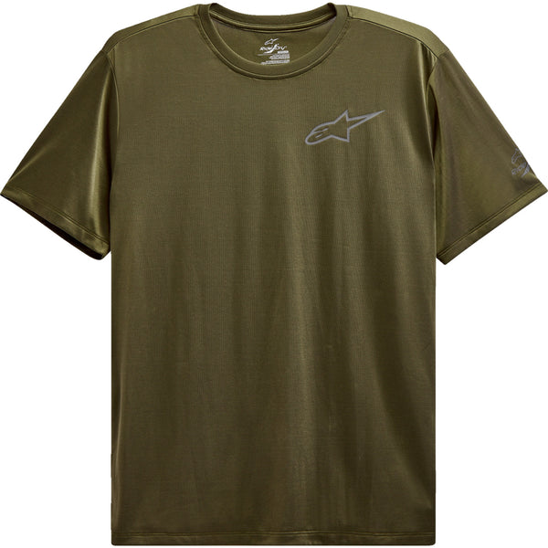 Alpinestars Pursue Performance T-Shirt - Military Green - Medium 123272010690M