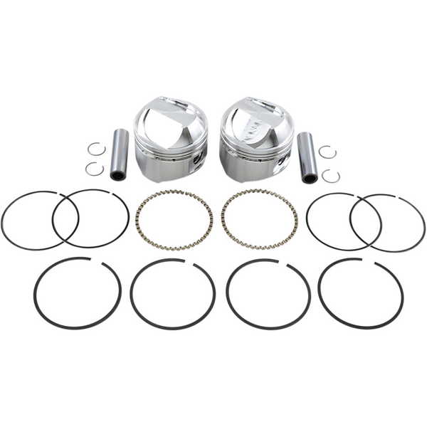 Wiseco Piston Kit - Standard - High Compression - Big Twin 1340 cc 80