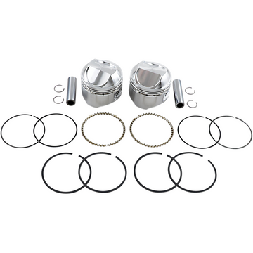 WISECO Piston Kit - +0.020" - High Compression - Big Twin 1340 cc 80" K1625