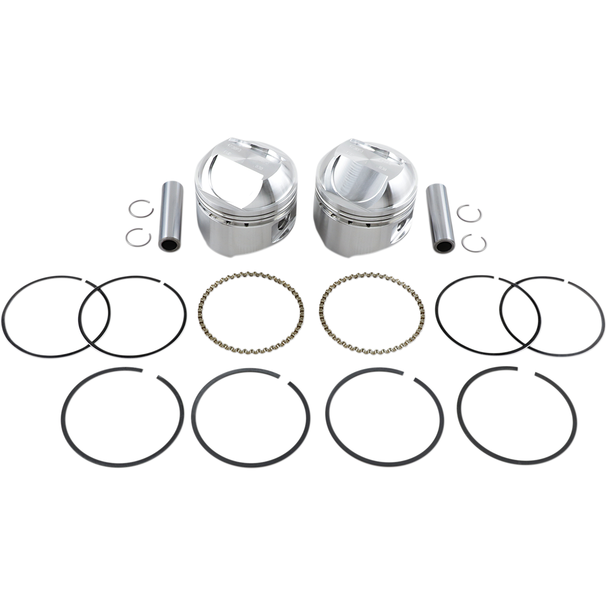 WISECO Piston Kit - +0.030" - High Compression - Big Twin 1340 cc 80" K1626