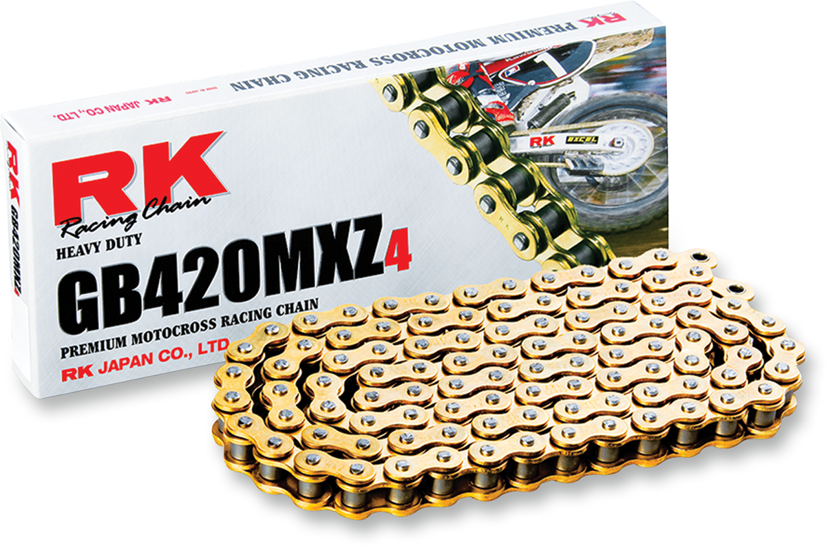 RK 420 MXZ4 - Heavy Duty Chain - 120 Links GB420MXZ4-120