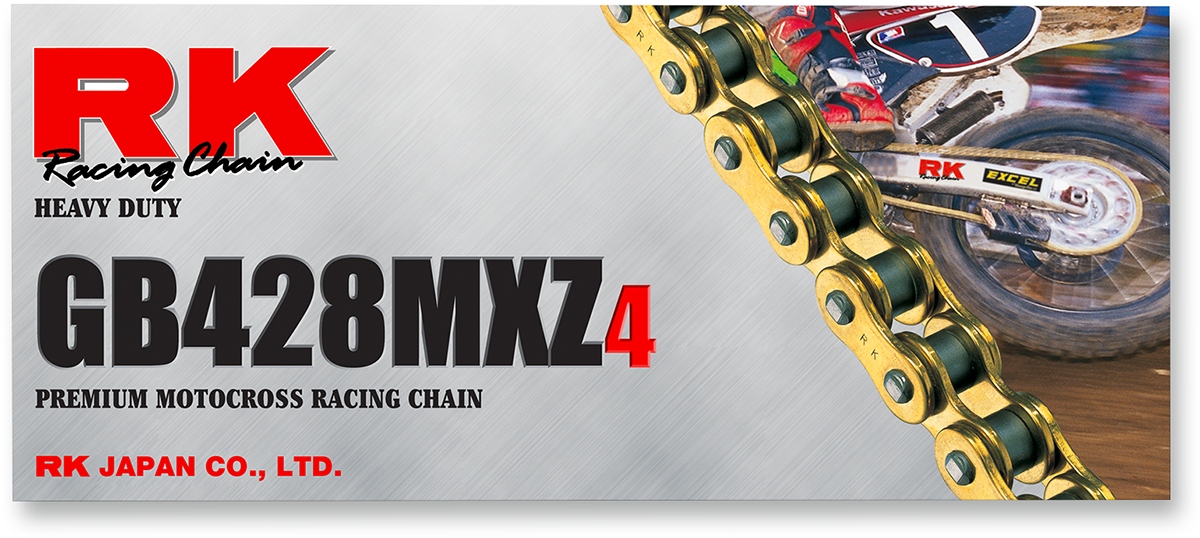 RK 428 MXZ/4 - Heavy Duty Chain - 120 Links GB428MXZ4-120